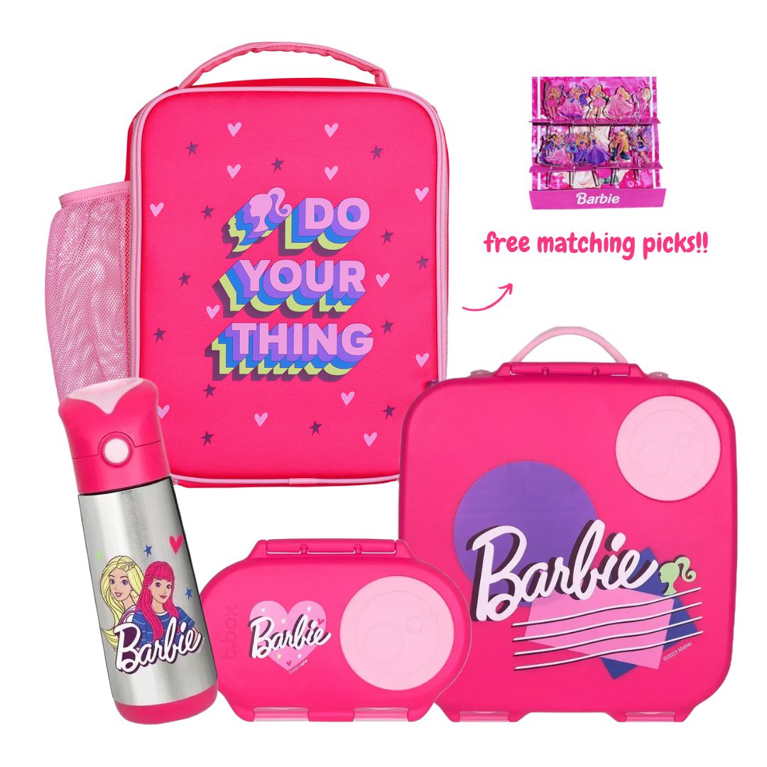 B Box - Lunch Box Large - Barbie - Coastal Kidswear