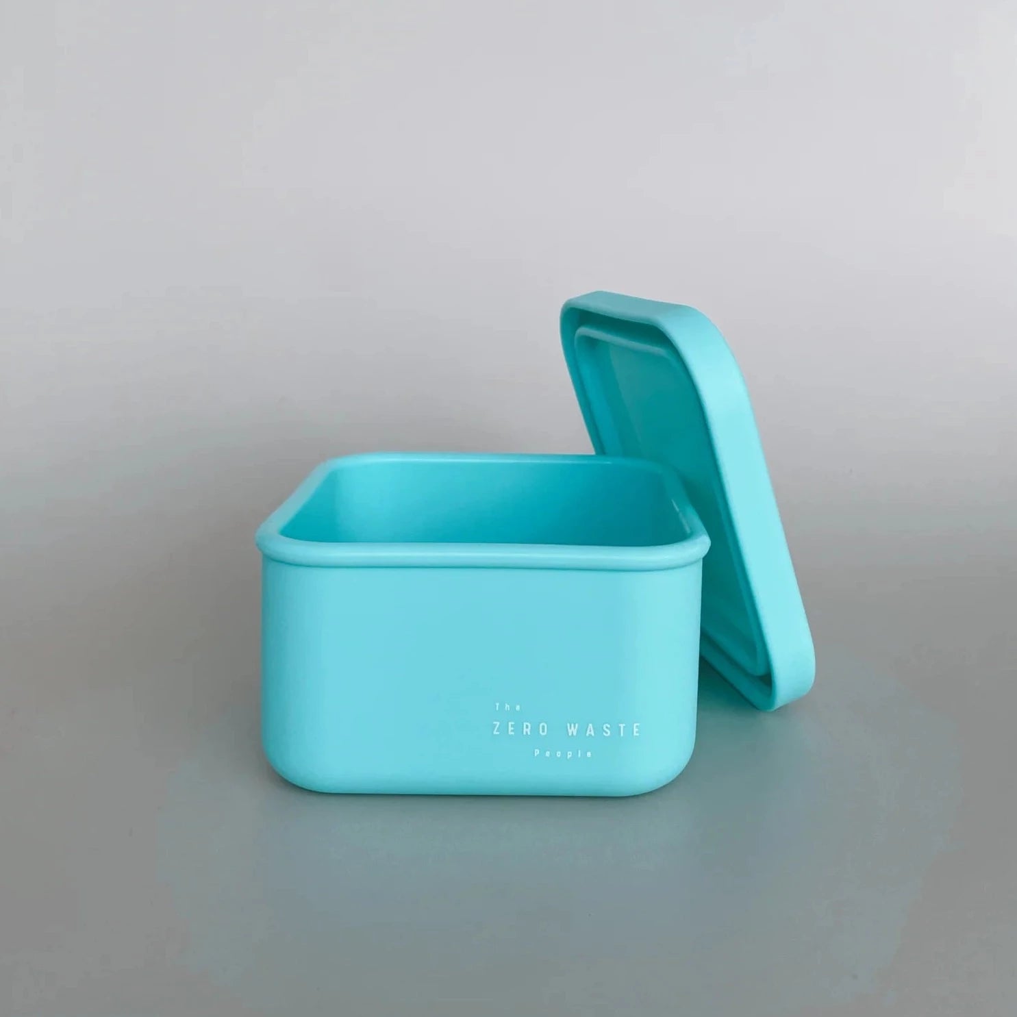 The Zero Waste People Silicone Lunchbox - Aqua – BabyBento