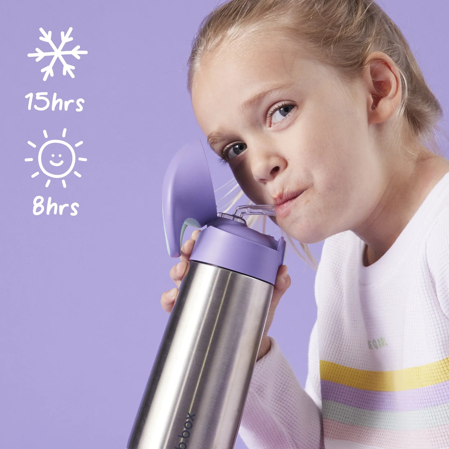 bbox drink bottle insulated - Midnight- Baby Bento