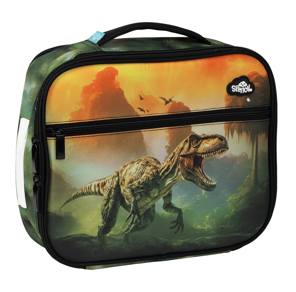 Spencil Insulated Lunch Bag with Chill Pack - Jurassic Kingdom