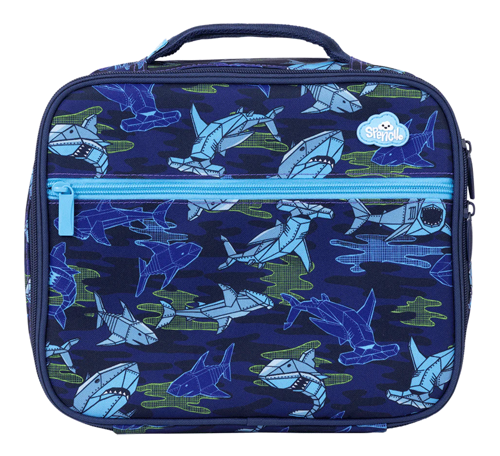 Spencil Insulated Lunch Bag with Chill Pack - Robo Shark