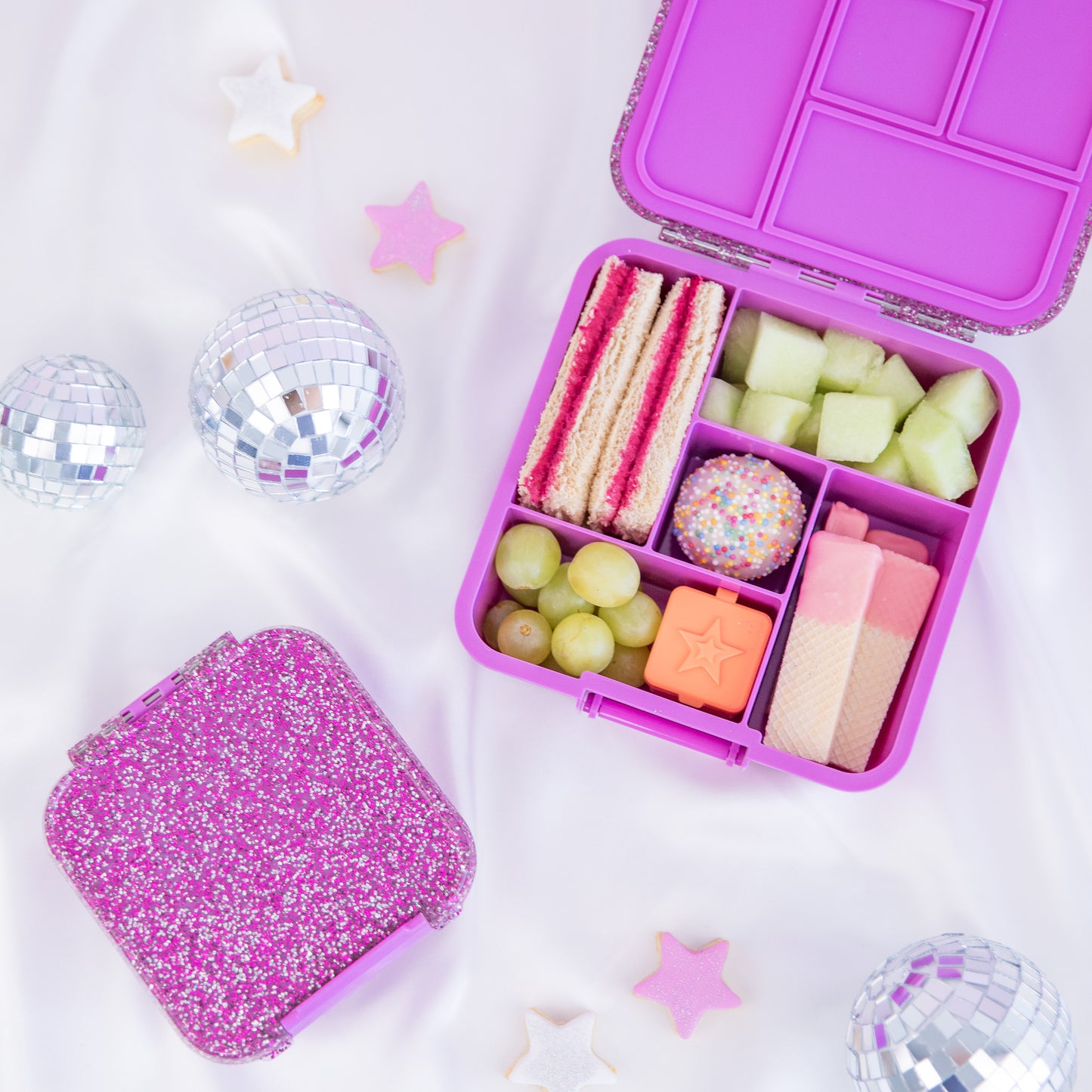 Montii.Co Bento 5 - Magenta Glitter