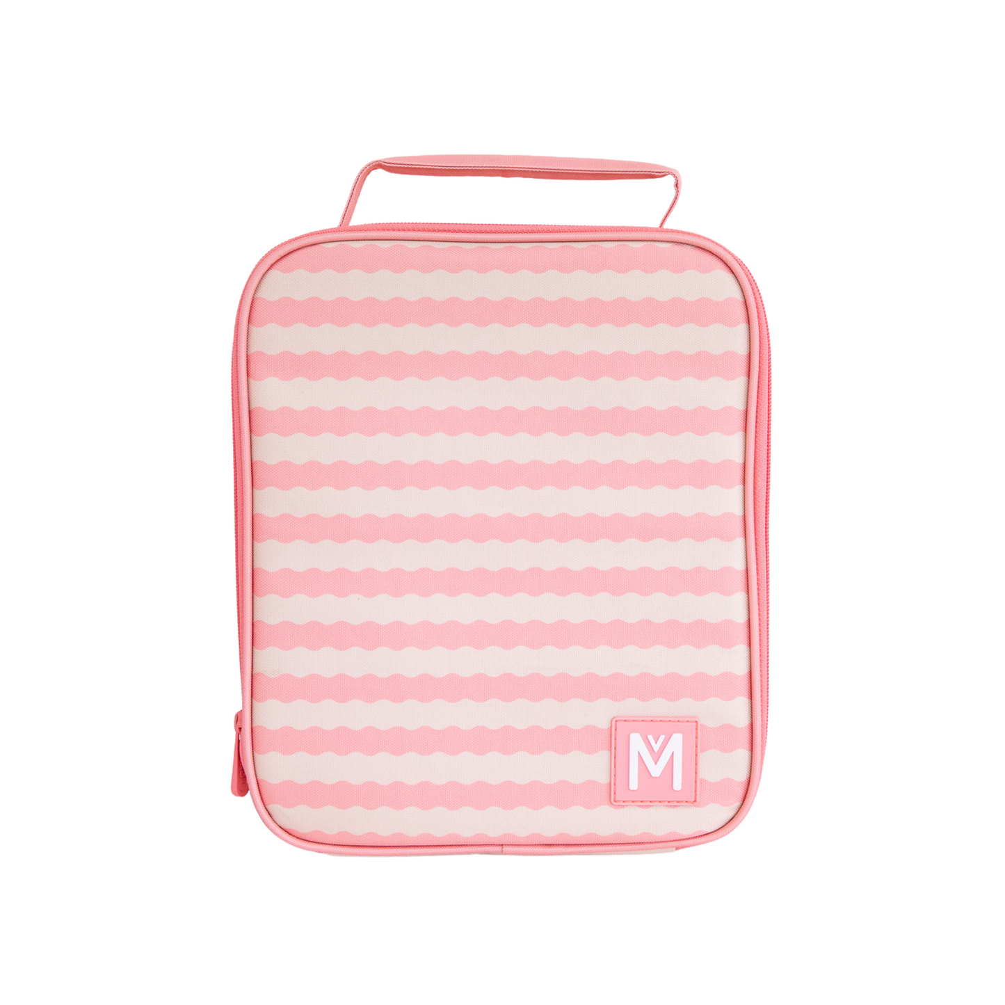 MontiiCo Large Insulated Lunch Bag - Ripple Camellia