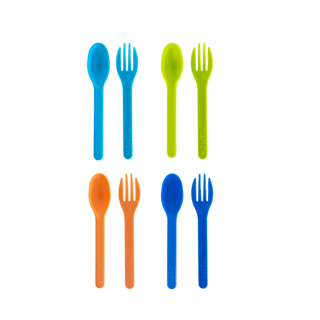 MontiiCo Out & About Cutlery Set - Burst