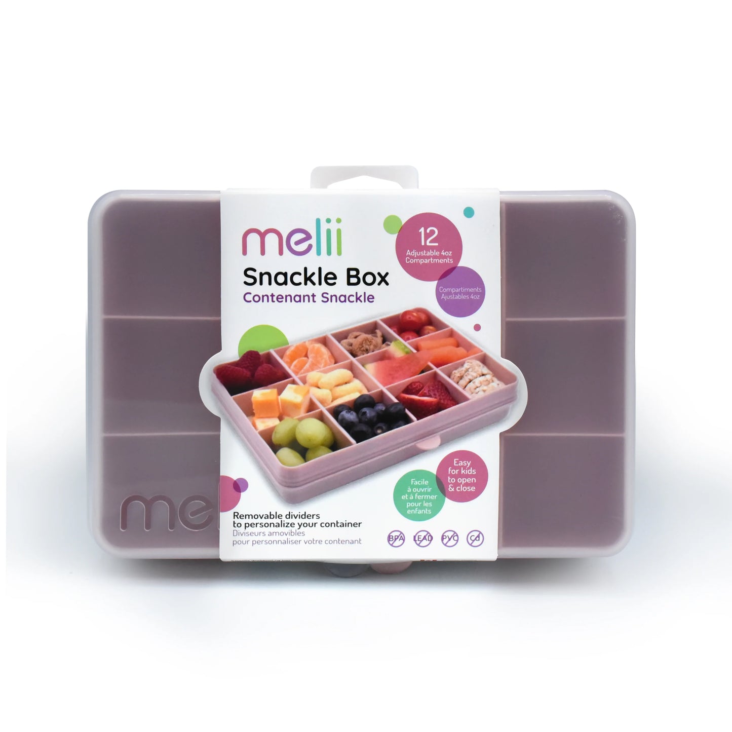 Melii Luxe Snackle Box - Pink