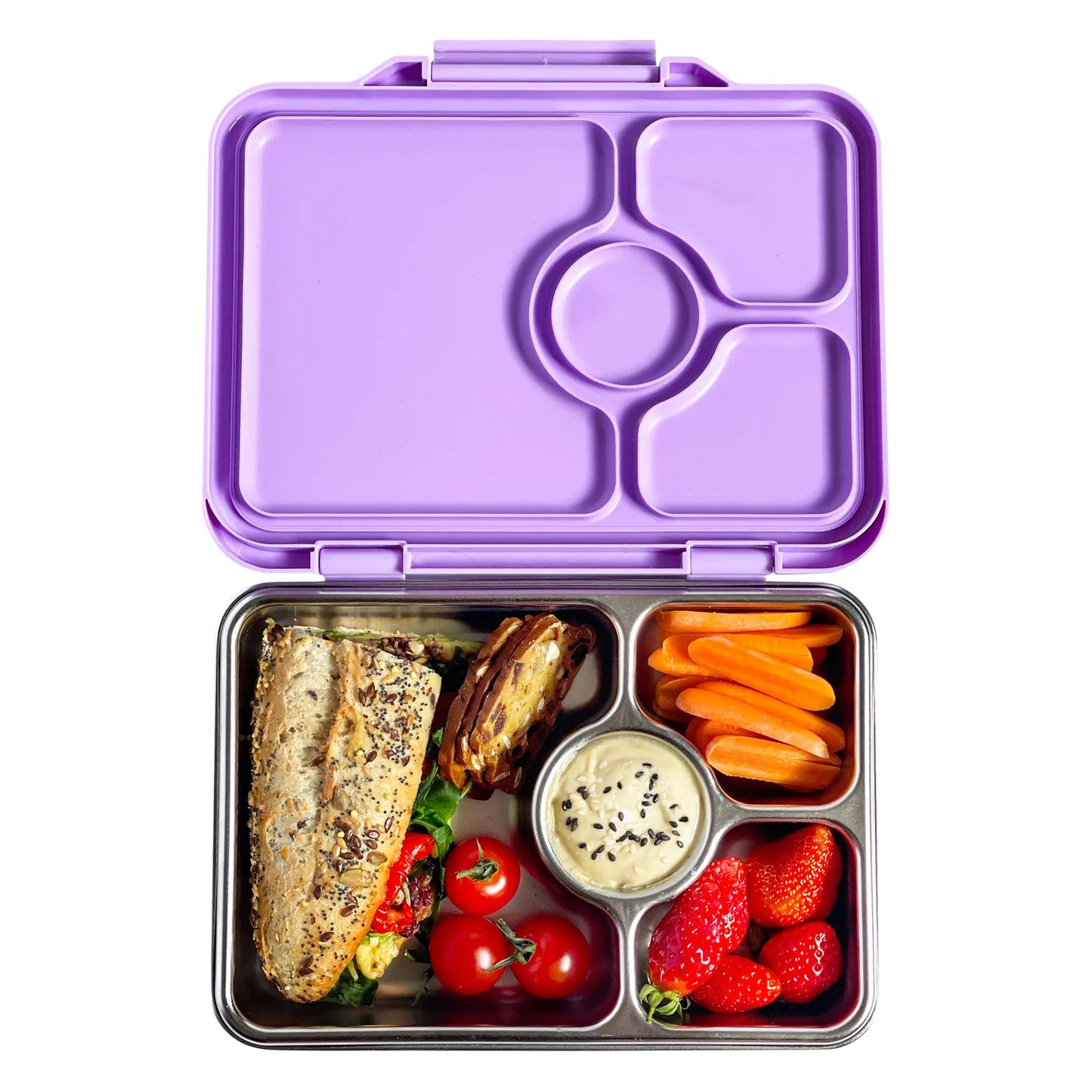 Yumbox Prêt Stainless Steel Lunchbox - Lavande Purple