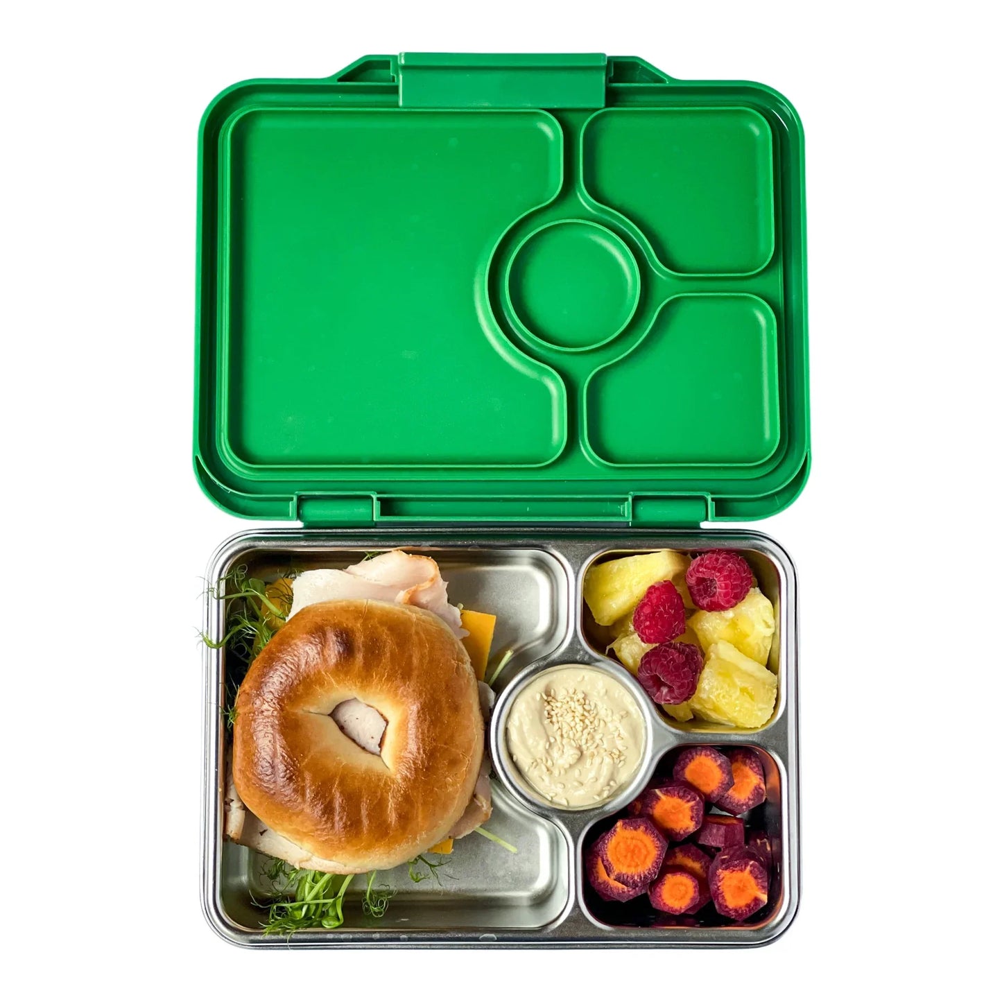 Yumbox Prêt Stainless Steel Lunchbox - Pomme Green