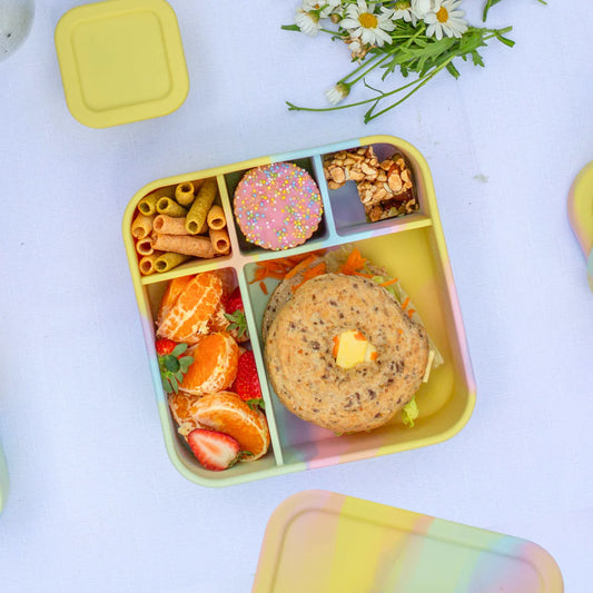 The Zero Waste People BIG Silicone Lunch Box - Fairy Floss