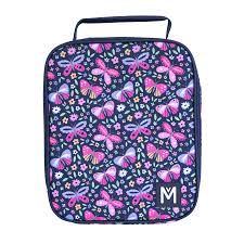 MontiiCo Large Insulated Lunch Bag - Butterfly