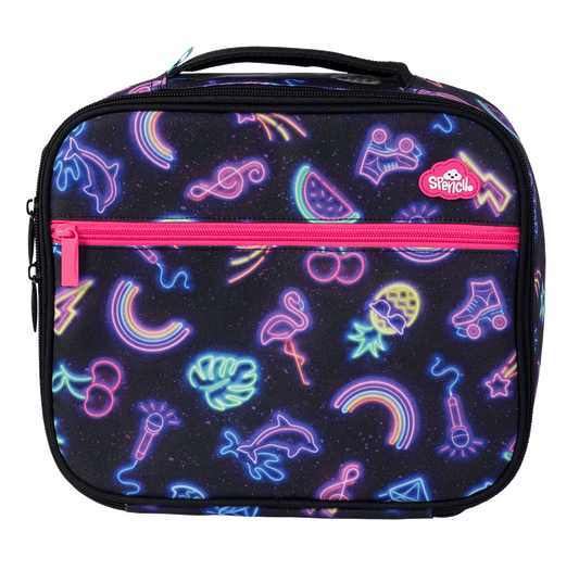 Spencil Insulated Lunch Bag with Chill Pack - Neon Party