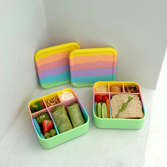 The Zero Waste People BIG Silicone Lunch Box - Rainbow