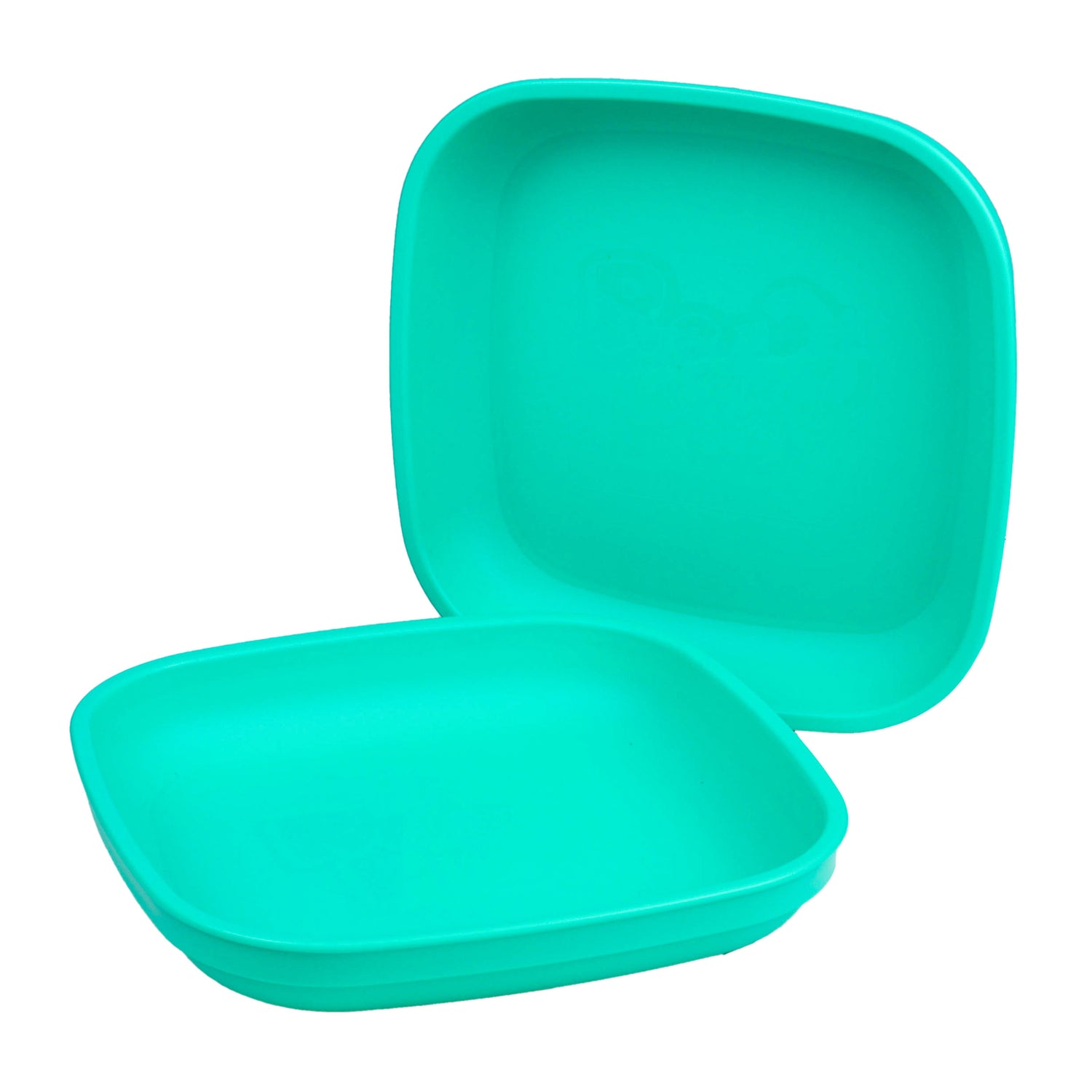 Re-Play Flat Plate - Aqua - BabyBento