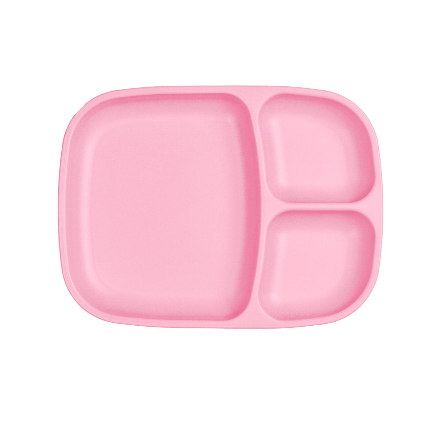 Re-Play Large Divided Plate - Baby Pink